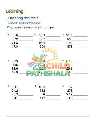 Order Decimals C