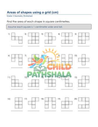 Preview of Geometry Area Grid Cm