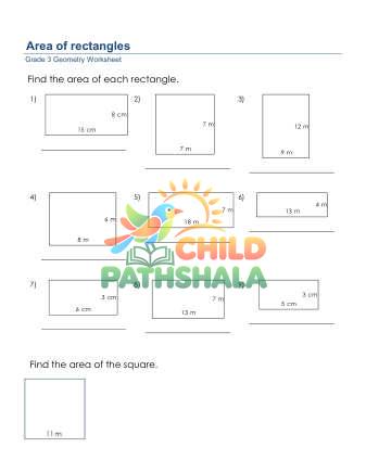 Preview of Geometry Area Rectangle C
