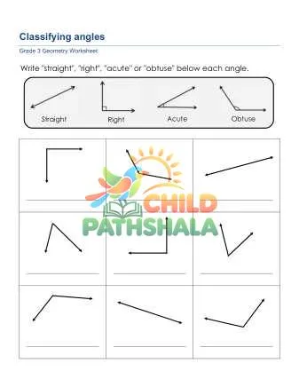 Preview of Geometry Classifying Angles