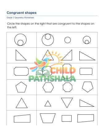 Preview of Geometry Congruent Shapes