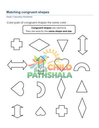 Preview of Geometry Congruent Shapes B