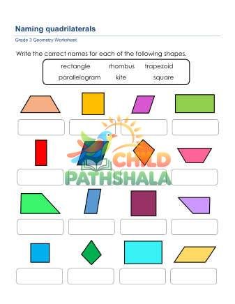 Geometry Identify Quadrilaterals B