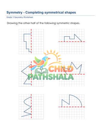 Preview of Geometry Lines Of Symmetry B