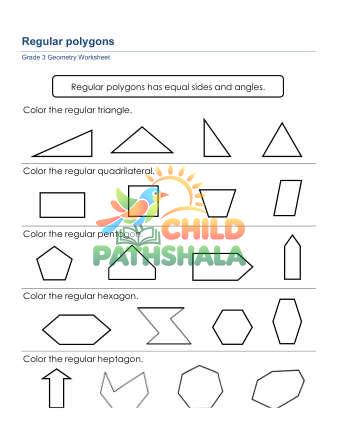 Preview of Geometry Regular Polygons