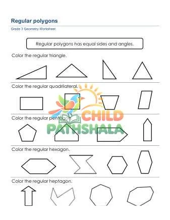 Preview of Geometry Regular Polygons