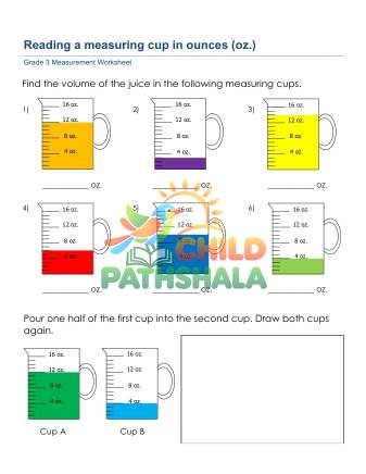 Preview of Capacity Reading Measuring Cup