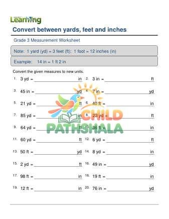 Converting Yards Feet Inches Hard A