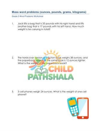 Mass Word Problems B