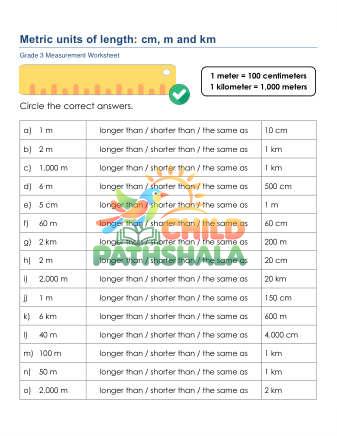 Preview of Units Of Length Metric C