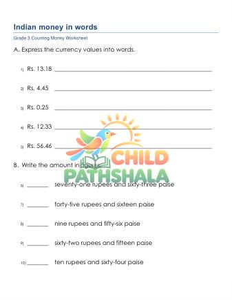 Preview of Indian Rupee Money F