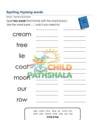 Preview of Spelling Rhyming Words Ann