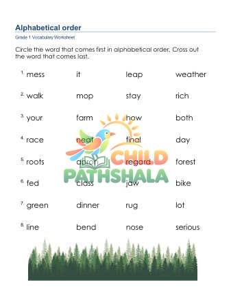 Preview of Alphabetical Order 4