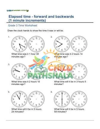 Preview of Elapsed Time 1 Minute Increments