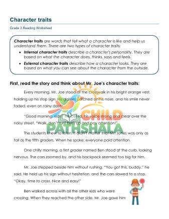 Preview of Character Traits