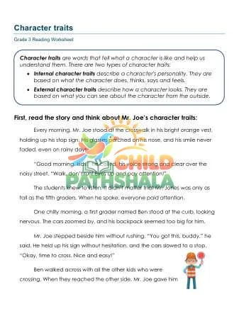 Preview of Character Traits