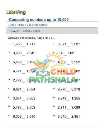 Preview of Compare Numbers