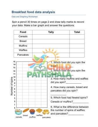 Data Analysis C Worksheet for Grade 3
