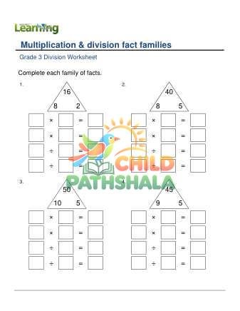 Fact Families A