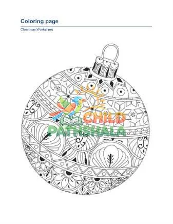 Preview of Christmas Coloring Page G