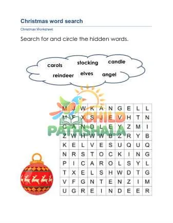 Preview of Christmas Word Search