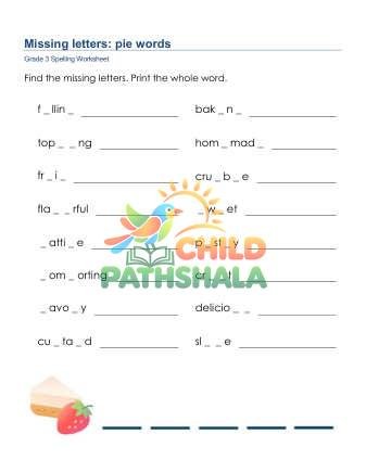 Missing Letters 2