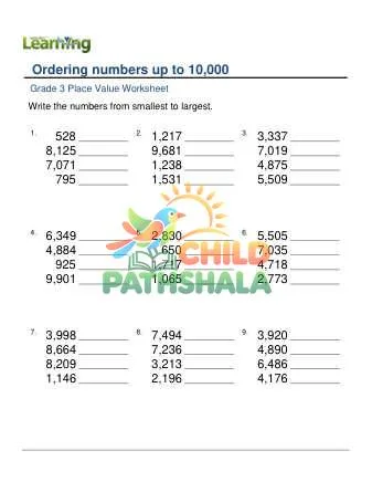 Preview of Order Numbers