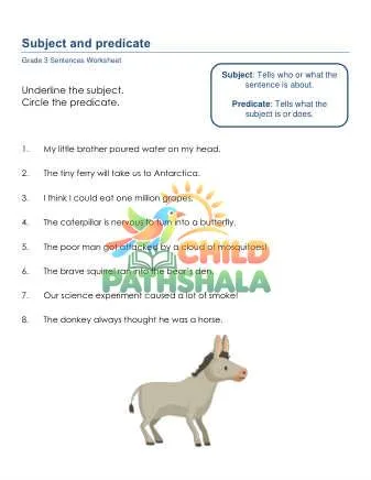 Preview of Subject Predicate