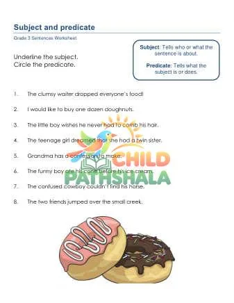 Preview of Subject Predicate Cdj