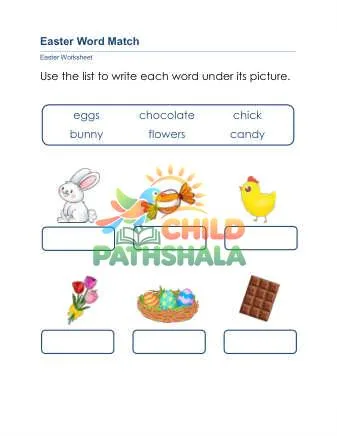 Preview of Easter Vocabulary