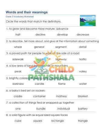 Preview of Words Meanings 2