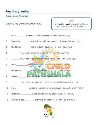 Preview of Auxiliary Verbs