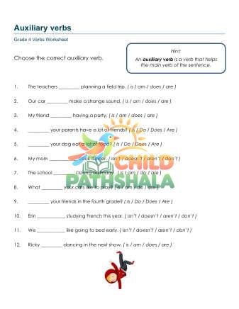 Auxiliary Verbs B