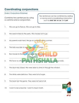 Coordinating Conjunctions B