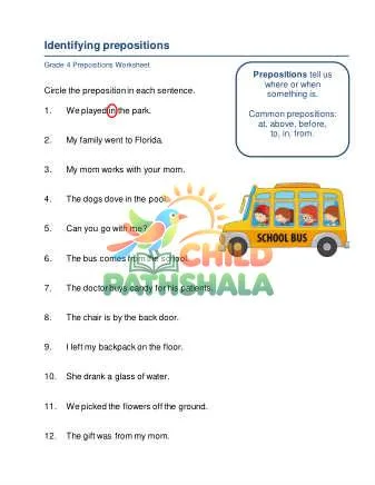 Preview of Prepositions