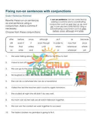 Run On Sentences Conjunctions B
