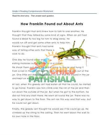 Preview of 4 Reading Franklin