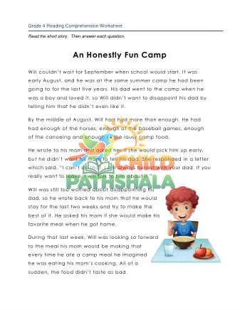 Preview of 4 Reading Fun Camp