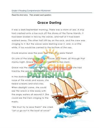 Preview of 4 Reading Grace