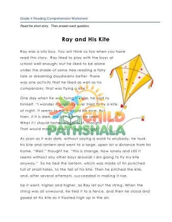 Preview of 4 Reading Ray