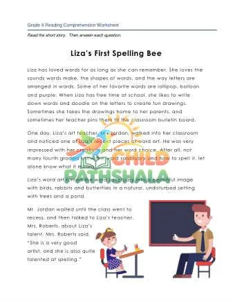 Preview of 4 Reading Spellling Bee