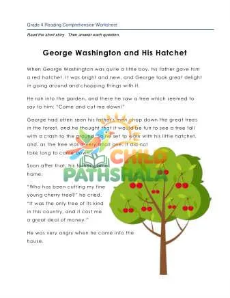 Preview of 4 Reading Washington