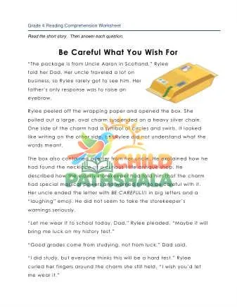 Preview of Story Be Careful What Wish For