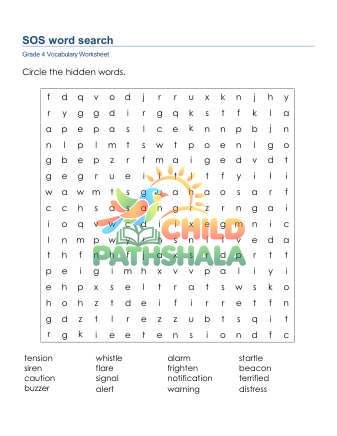 Preview of Distress Signals Word Search