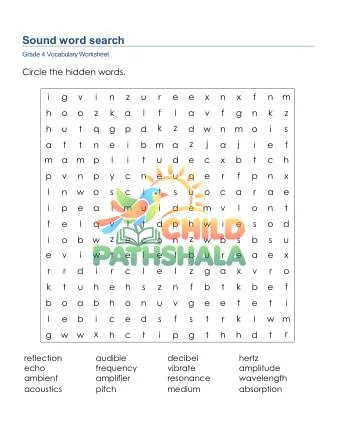 Preview of Sound Word Search