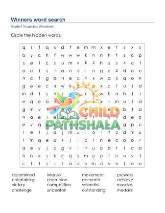 Preview of Winning Word Search