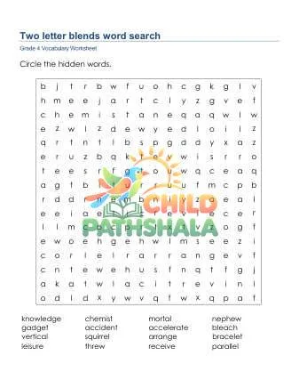 Preview of Word Search