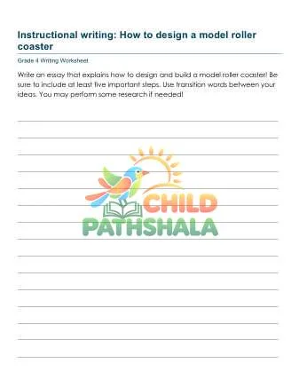 Preview of Instructional Writing