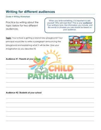 Preview of Writing For Audiences Dfp