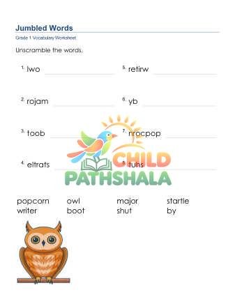 Preview of Jumbled Words 3